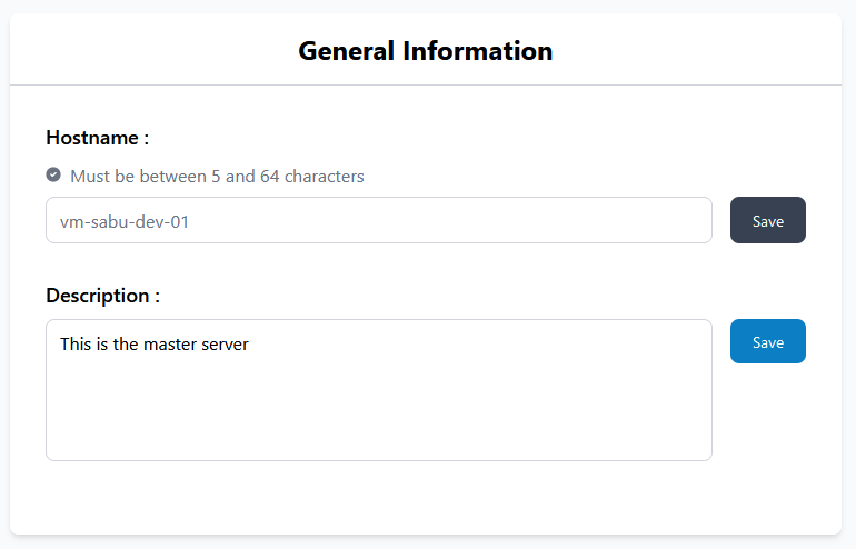 hostname